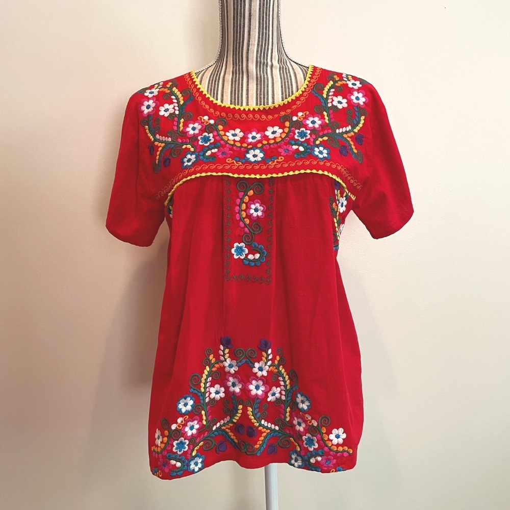 YZXDORWJ embroidered top